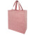 Nákupná taška z recyklovaného materiálu s gramážou 150 g/m2 Pheebs, farba - vřesová červená