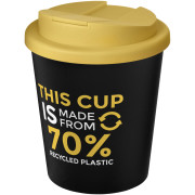 Hrnček z recyklátu s objemom 250 ml s viečkom odolným proti rozliatiu Americano® Espresso Eco
