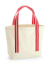 Taška EarthAware® Organic Boat Bag - Westford Mill, farba - natural/classic red, veľkosť - One Size