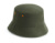 Recycled Polyester Bucket Hat - Beechfield, farba - olive green, veľkosť - S/M