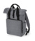 Recyklovaný ruksak Twin Handle Roll-Top Laptop  - Bag Base, farba - grey marl, veľkosť - One Size