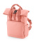 Recyklovaný ruksak Mini Twin Handle Roll-Top - Bag Base, farba - blush pink, veľkosť - One Size