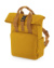 Recyklovaný ruksak Mini Twin Handle Roll-Top - Bag Base, farba - mustard, veľkosť - One Size
