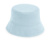 Detský klobúk Junior Organic Cotton Bucket Hat - Beechfield, farba - powder blue, veľkosť - M/L