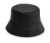 Klobúk Organic Cotton Bucket Hat - Beechfield, farba - čierna, veľkosť - L/XL (60cm)