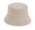 Klobúk Organic Cotton Bucket Hat - Beechfield, farba - sand, veľkosť - L/XL (60cm)
