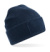 Čiapka Removable Patch Thinsulate™ Beanie - Beechfield, farba - french navy, veľkosť - One Size