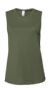 Tielko Jersey Muscle - Bella+Canvas, farba - military green, veľkosť - XL