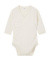 Baby Long Sleeve Kimono Bodysuit - BabyBugz, farba - organic natural, veľkosť - 0-3