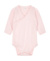 Baby Long Sleeve Kimono Bodysuit - BabyBugz, farba - powder pink, veľkosť - 0-3
