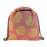 CreaDraw RFID RPET zákazková taška so sťahovacou šnúrkou