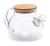 Glass teapot, farba - natural