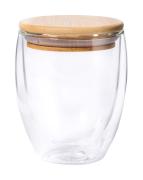 Glass thermo mug