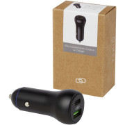 Duálna 55W nabíjačka do auta USB-C/USB-A Pilot - Tekio