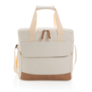 Veľká chladiaca taška Impact z 16 oz. recykl. canvas AWARE™ - XD Collection