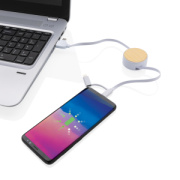 Zvinovací kábel 6 v 1 Ontario z RCS recyklovaného plastu - XD Collection