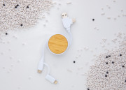 Zvinovací kábel 6 v 1 Ontario z RCS recyklovaného plastu - XD Collection