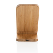 Bezdrôtovo nabíjací stojanček 5W z bambusu - XD Collection