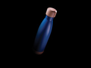 Nerezová termo fľaša s bambusovými detailmi - XD Collection