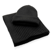 Dvojito pletená beanie čapica Impact z Polylana® AWARE™ - XD Collection