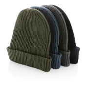 Dvojito pletená beanie čapica Impact z Polylana® AWARE™ - XD Collection