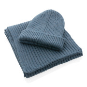 Dvojito pletená beanie čapica Impact z Polylana® AWARE™ - XD Collection