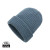 Dvojito pletená beanie čapica Impact z Polylana® AWARE™ - XD Collection, farba - sage blue