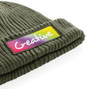 Dvojito pletená beanie čapica Impact z Polylana® AWARE™ - XD Collection