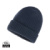 Dvojito pletená beanie čapica Impact z Polylana® AWARE™ - XD Collection, farba - námornícka modrá
