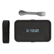 Krabička na jedlo s príborom z GRS recyklovaného PP - XD Collection