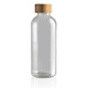 Fľaša na vodu z GRS RPET s bambusovým uzáverom - XD Collection