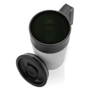 Hrnček s madlom z GRS recyklovanej ocele a plastu - XD Collection