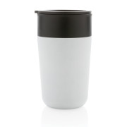 Hrnček s madlom z GRS recyklovanej ocele a plastu - XD Collection