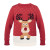 Vianočný sveter L/XL, farba - červená