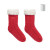 Pár ponožiek M, farba - červená