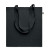 Nákupná taška z recykl. bavlny, farba - černá