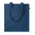 Nákupná taška z recykl. bavlny, farba - modrá