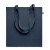 Nákupná taška z recykl. bavlny, farba - francouzská námořnická modř