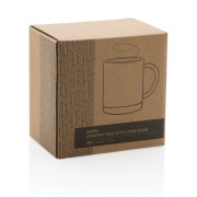 Keramický hrnček s korkovým podstavcom 280ml - XD Collection