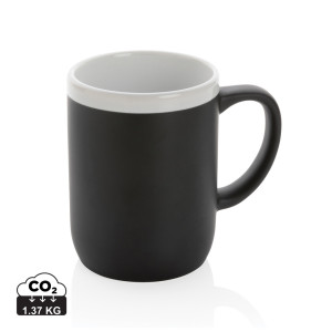 Keramický hrnček s bielym lemom 300ml