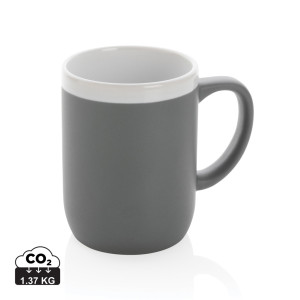 Keramický hrnček s bielym lemom 300ml