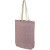 Nákupní taška s gramáží 150 g/m² z recyklované bavlny s přední kapsou o objemu 9 litrů Pheebs, farba - vřesová bordó