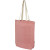 Nákupní taška s gramáží 150 g/m² z recyklované bavlny s přední kapsou o objemu 9 litrů Pheebs, farba - vřesová červená