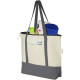 Nákupní taška na zip z recyklované bavlny s gramáží 320 g/m² o objemu 10 litrů Repose