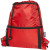 GRS recyklovaná taška so sťahovacou šnúrkou s objemom 9 litrov Adventure, farba - červená