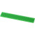 15cm pravítko z recyklovaného plastu Refari, farba - zelená
