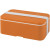 Jednovrstvová obedová krabička MIYO, farba - 0ranžová