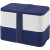 Dvojvrstvová obedová krabička MIYO, farba - modrá