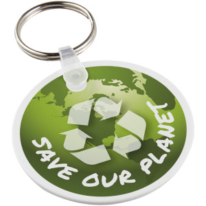 Recyklovaná kľúčenka v tvare kruhu Tait