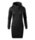 Snap - Šaty dámske - Malfini, farba - čierna, veľkosť - 2XL